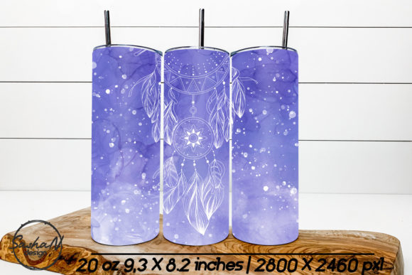 20 Oz Dream Catcher Sublimation Tumbler