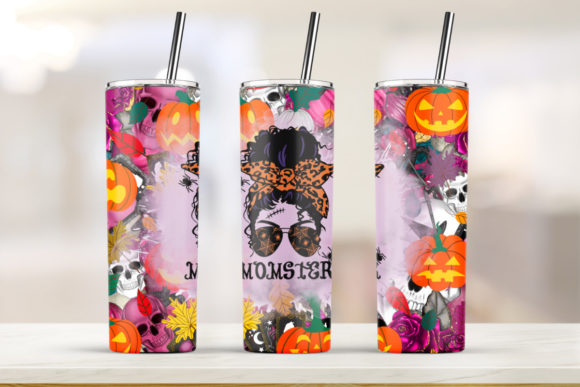 20oz Skinny Tumbler Momster Tumbler