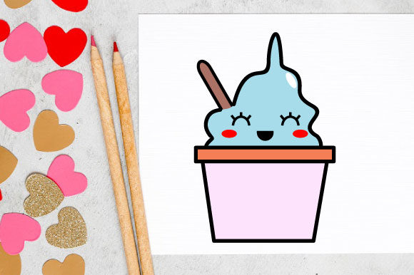 Kawaii Ice Cream Cup