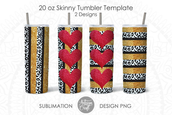 Leopard Print Glitter Tumbler, 20 Oz