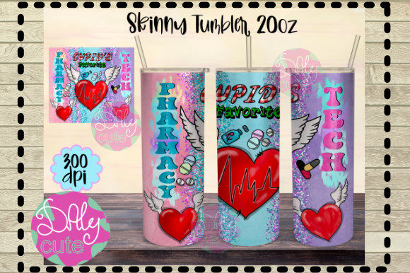 Pharmacy 20oz Tumbler PNG, Valentines