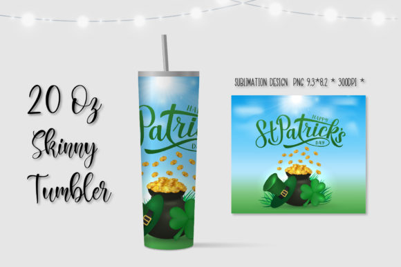 St. Patrick’s Day 20oz Skinny Tumbler